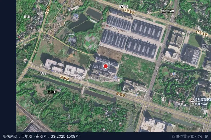 福建易斯特科技园卫星位置示意图