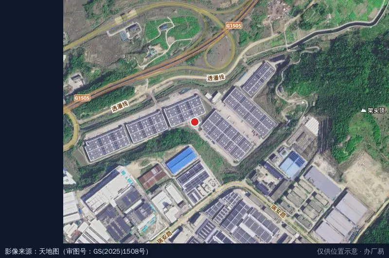 普洛斯福州连江物流园卫星位置示意图
