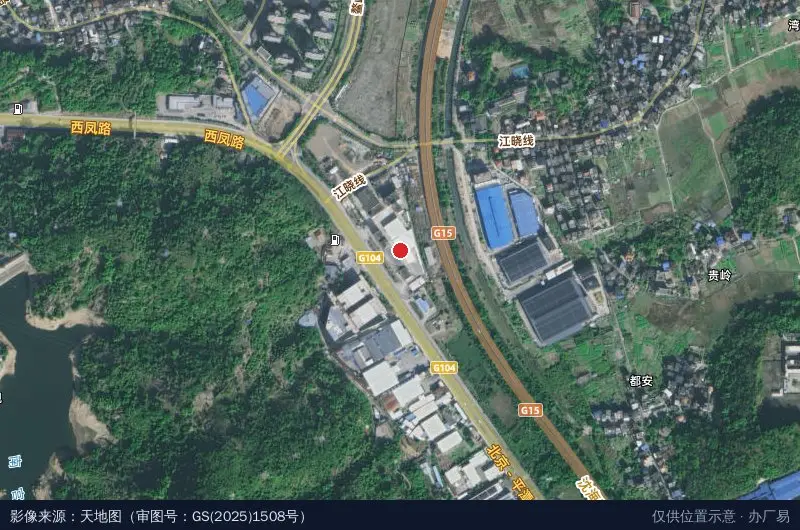 丰泰物流产业园卫星位置示意图