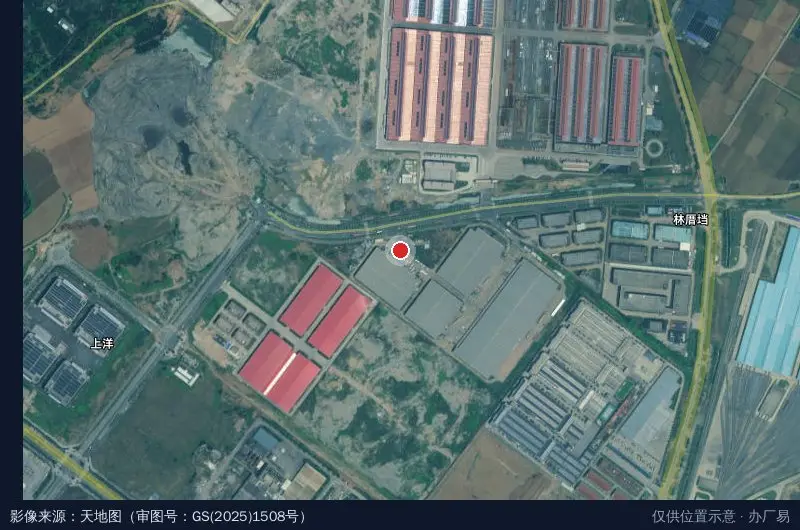 恒华物流园卫星位置示意图