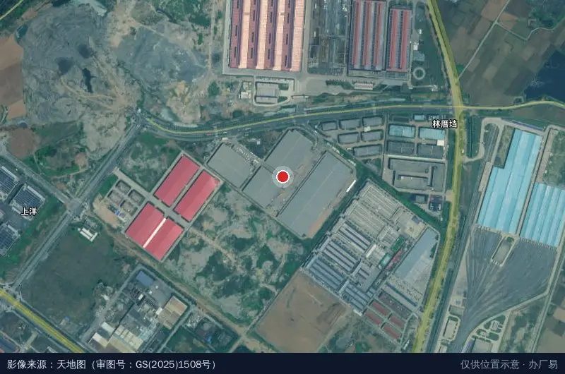 安得智联福州经营中心卫星位置示意图