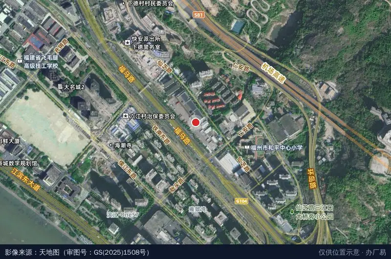 福建八方物流快安仓储物流中心卫星位置示意图