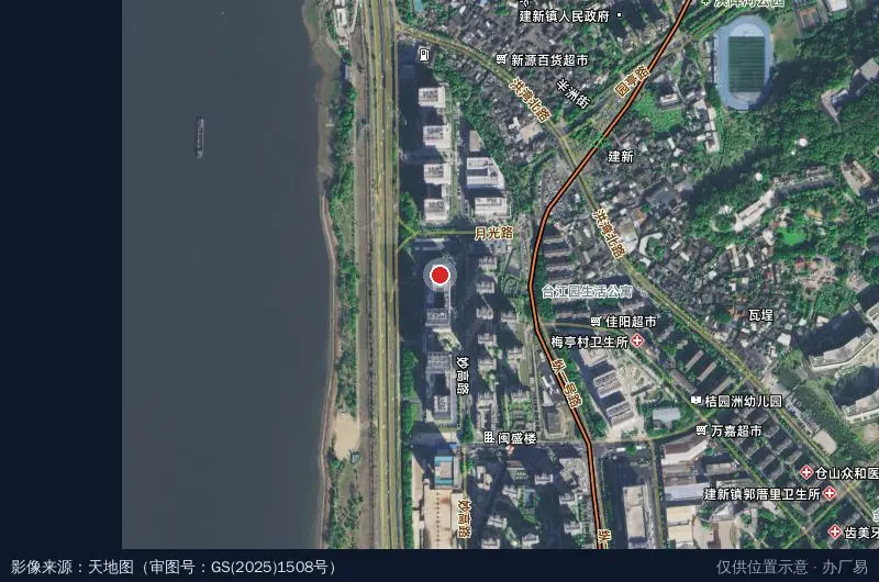 福建省亿力集团产业基地卫星位置示意图