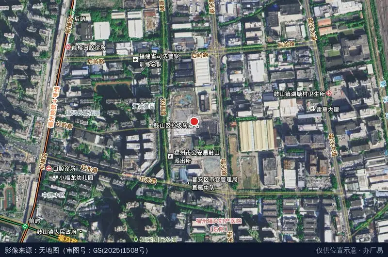 福兴光电智创产业园(建设中)卫星位置示意图