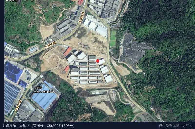 岁金智谷·福州大健康智造产业园卫星位置示意图