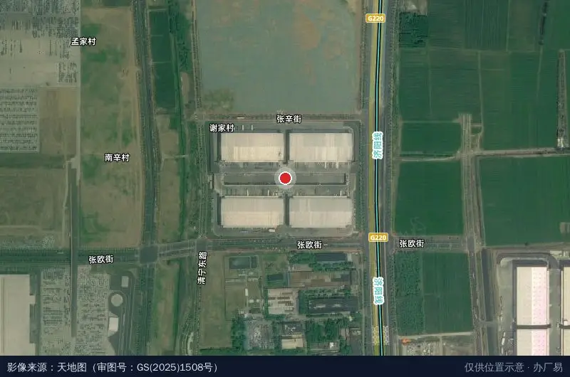 普洛斯济南智慧汽车综合产业园卫星位置示意图