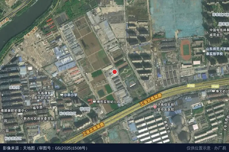 环联产业园卫星位置示意图