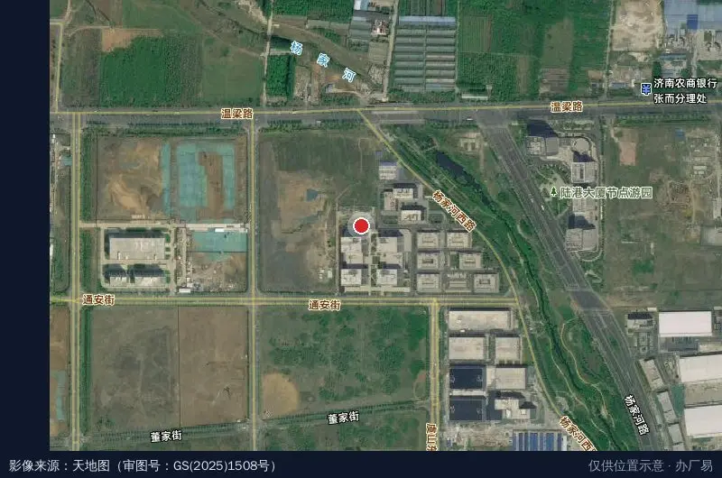 济钢航空航天产业园卫星位置示意图