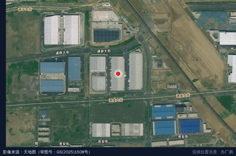 熙麦济南智能跨境电商产业园卫星位置示意图