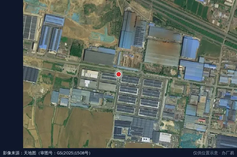 凤凰山工业园卫星位置示意图