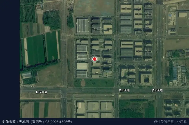 中欧制造国际企业港南区卫星位置示意图