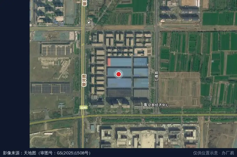 济北·智造小镇卫星位置示意图