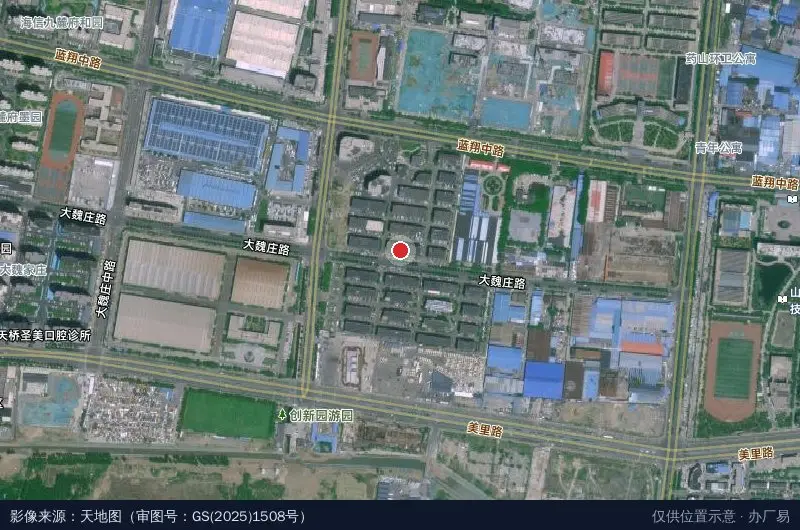 时代总部基地4期卫星位置示意图