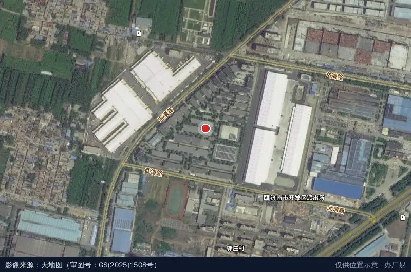 联东U谷(济南长清国际企业港)卫星位置示意图
