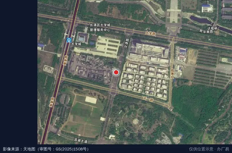 鲁澳大健康科技园卫星位置示意图