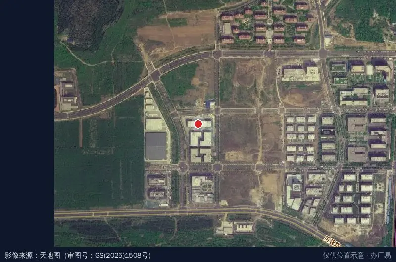 双典(山东)医疗科技园卫星位置示意图