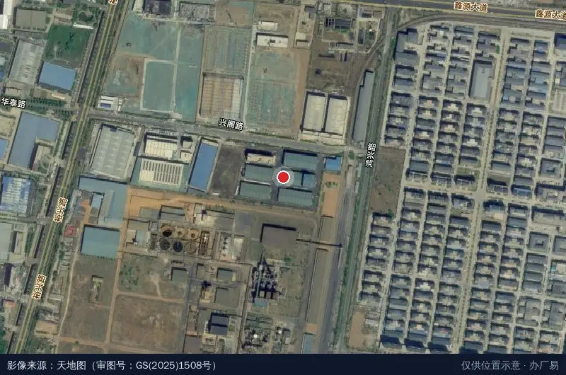 新晶彩智能科技产业园卫星位置示意图