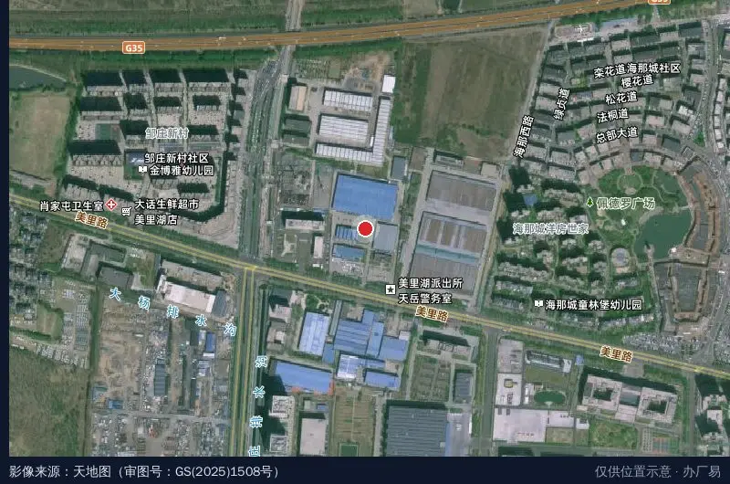 星火科技园卫星位置示意图