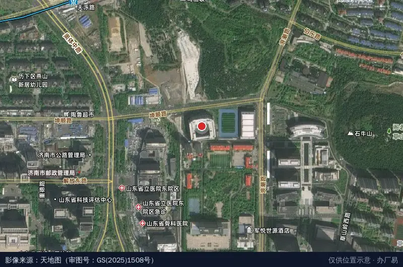 浪潮科技园人才公寓卫星位置示意图