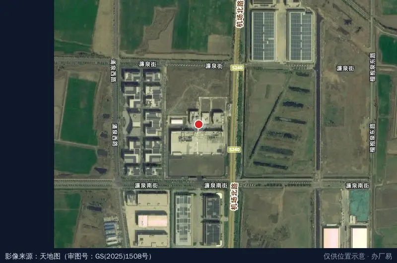 清河电子科技产业园卫星位置示意图