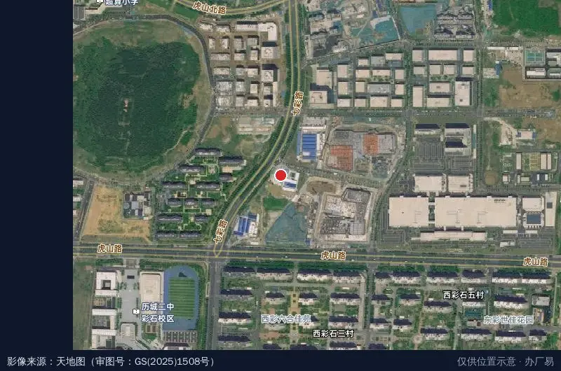 中铁建工集团有限公司山东自主可控信息装备产业园(超越科技园)项目卫星位置示意图