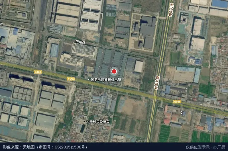 永昌物流济南分拨中心卫星位置示意图