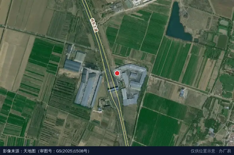 山东家荣物流园卫星位置示意图