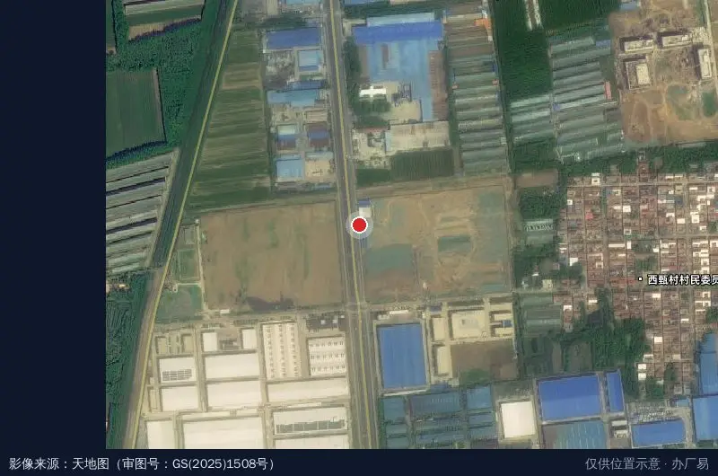 惠商物流园卫星位置示意图