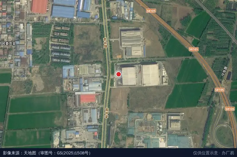 平安不动产物流园A1库卫星位置示意图
