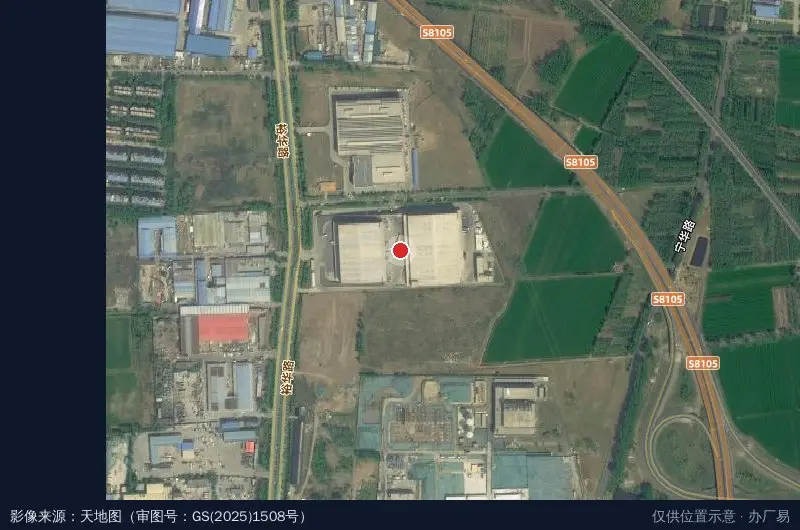 平安济南历城物流园卫星位置示意图
