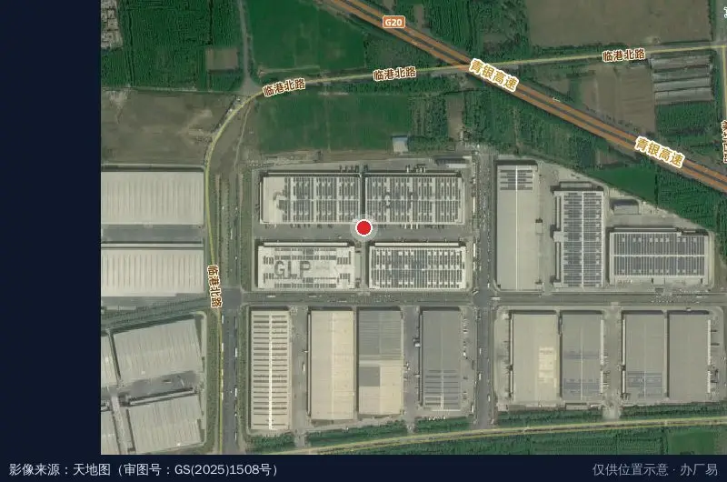 普洛斯济南临空国际物流园(一区)卫星位置示意图