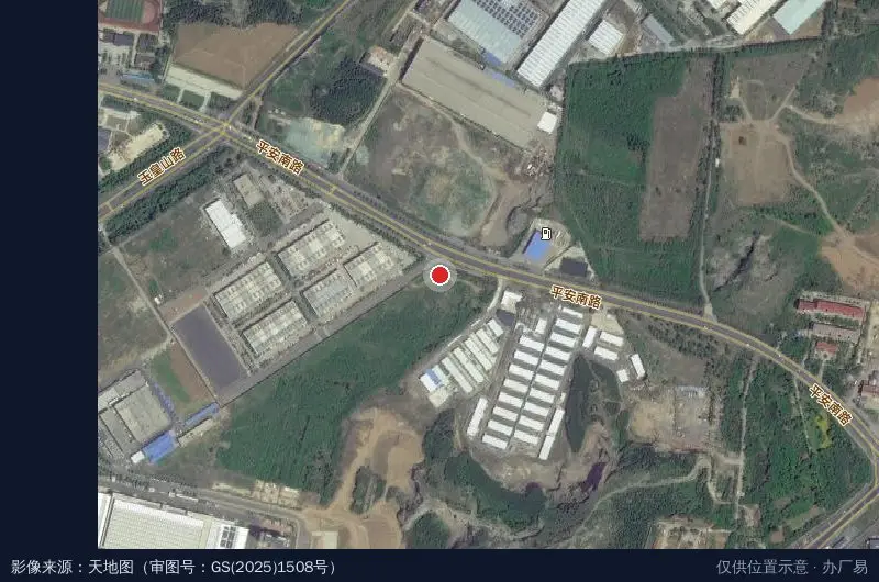 幸福连城·装备制造产业园卫星位置示意图