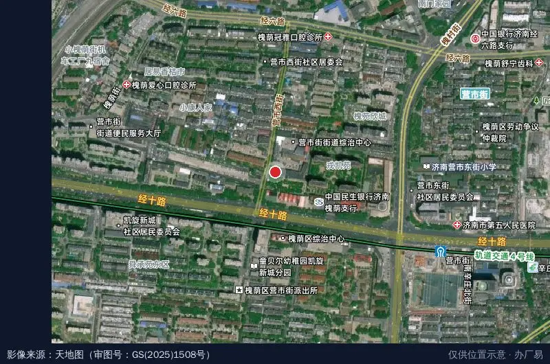 西街工坊创意文化产业园卫星位置示意图