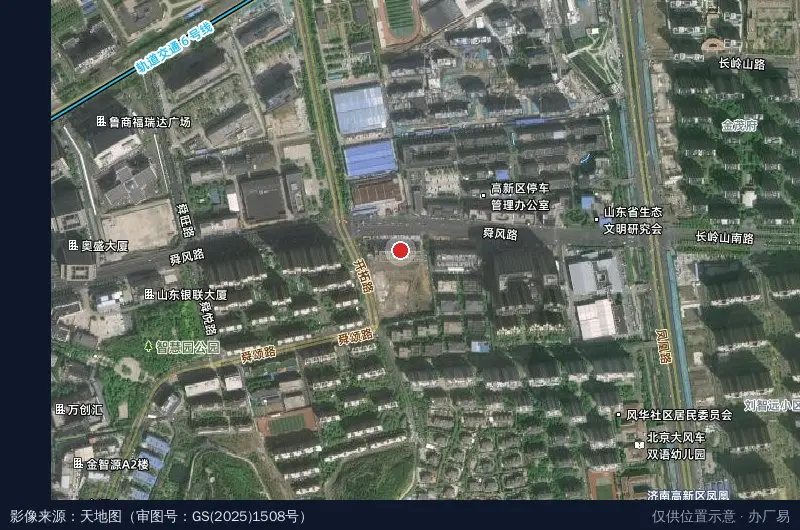 寰泰智谷产业园卫星位置示意图