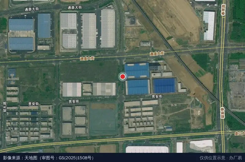 品脉智能制造产业园卫星位置示意图