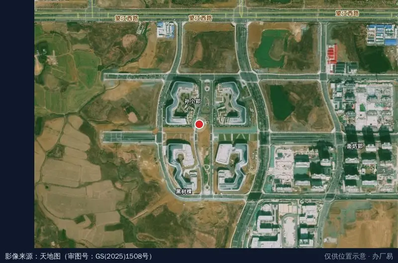 科大讯飞人工智能产业基地卫星位置示意图