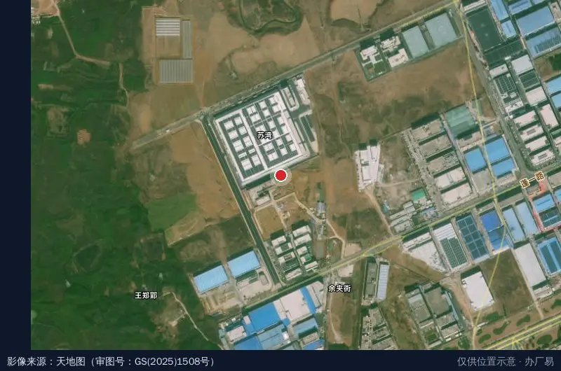 万茂肥西智造产业园卫星位置示意图