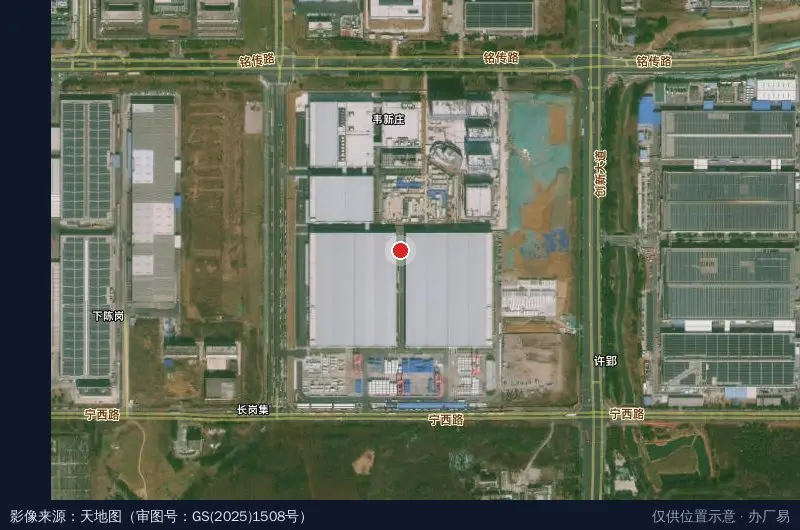 阳光储能园区卫星位置示意图