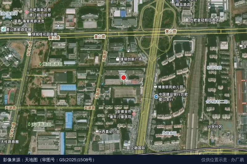 时代智谷卫星位置示意图
