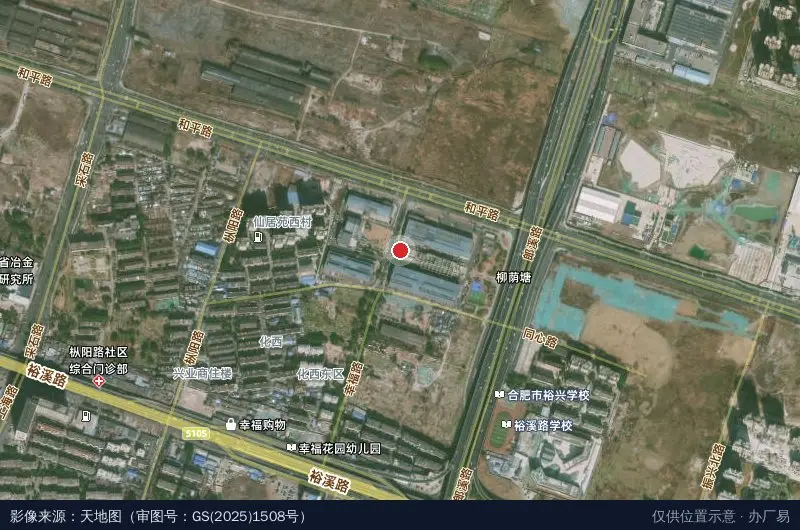 互联宝地·徽园卫星位置示意图