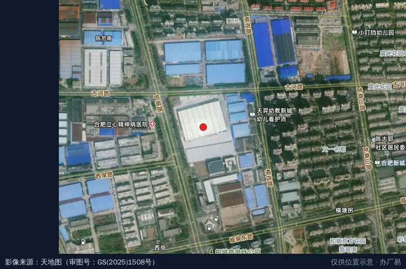 双通物流园卫星位置示意图