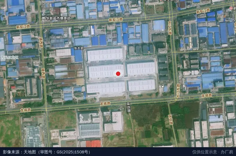 合肥东城宝湾供应链产业园卫星位置示意图