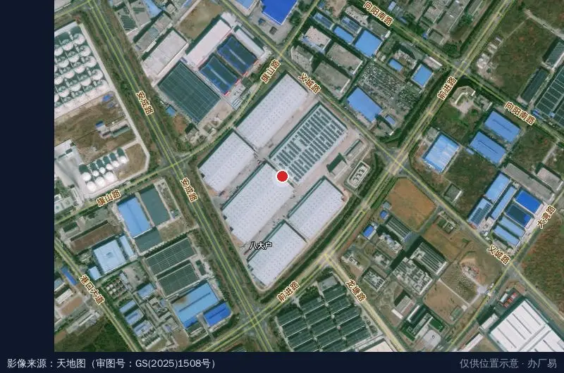 丰树巢湖现代综合产业园卫星位置示意图