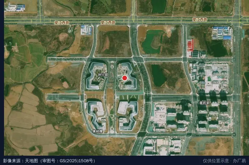 讯飞小镇(建设中)卫星位置示意图