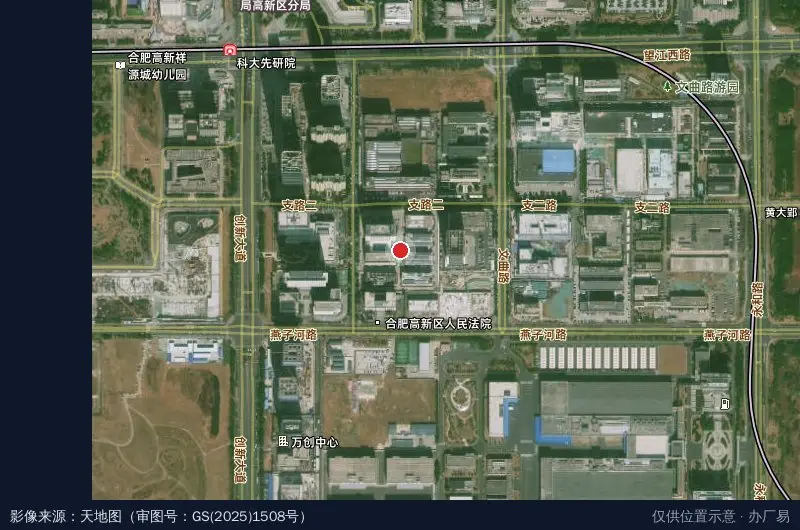 品恩科技园卫星位置示意图