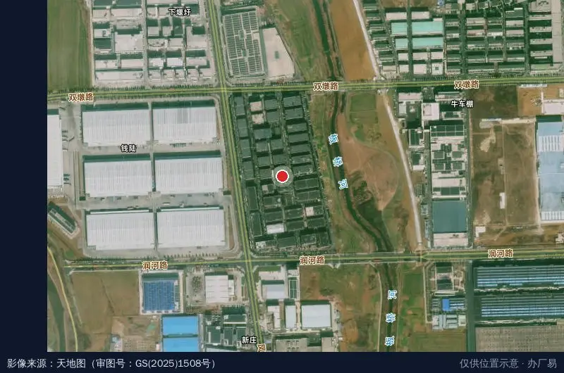 中南高科合肥长丰智能制造产业园卫星位置示意图