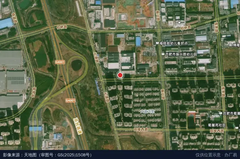 佰特科技园卫星位置示意图