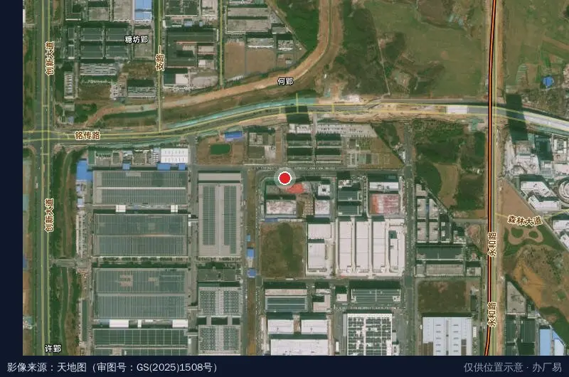 呼吸健康产业园(康居人集团)卫星位置示意图