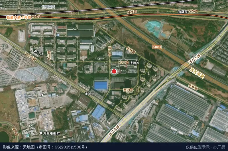 橙铭科技园卫星位置示意图