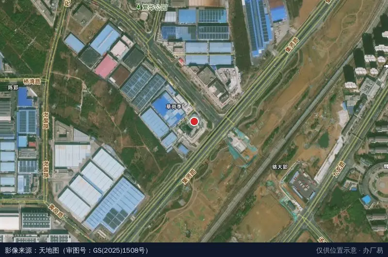 合肥市科元科技园卫星位置示意图